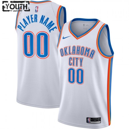 Maillot Basket Oklahoma City Thunder Personnalisé 2020-21 Nike Association Edition Swingman - Enfant